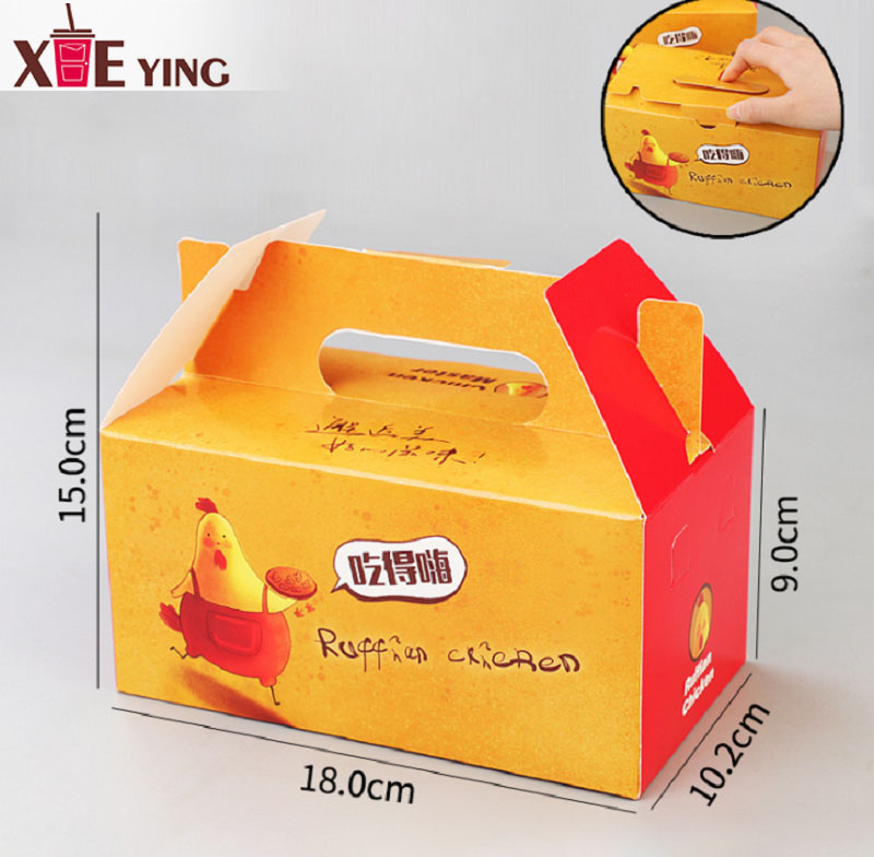 Buy Wholesale China Custom Food Grade Disposable Takeaway Paper French Fries  Packaging Box For French Fries Food Grade French Fries Box & Hamburg Packaging  Box at USD 0.3