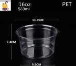 Wholesale Disposable Plastic Pet Yogurt Cup with Lid