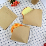 Tin Top Tied Coffee Nut Dough Bread Kraft Paper Bag