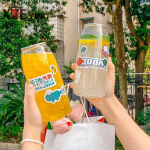 500ml Clear Round Cosmetic Container PET Plastic Jar with Aluminium Lid 